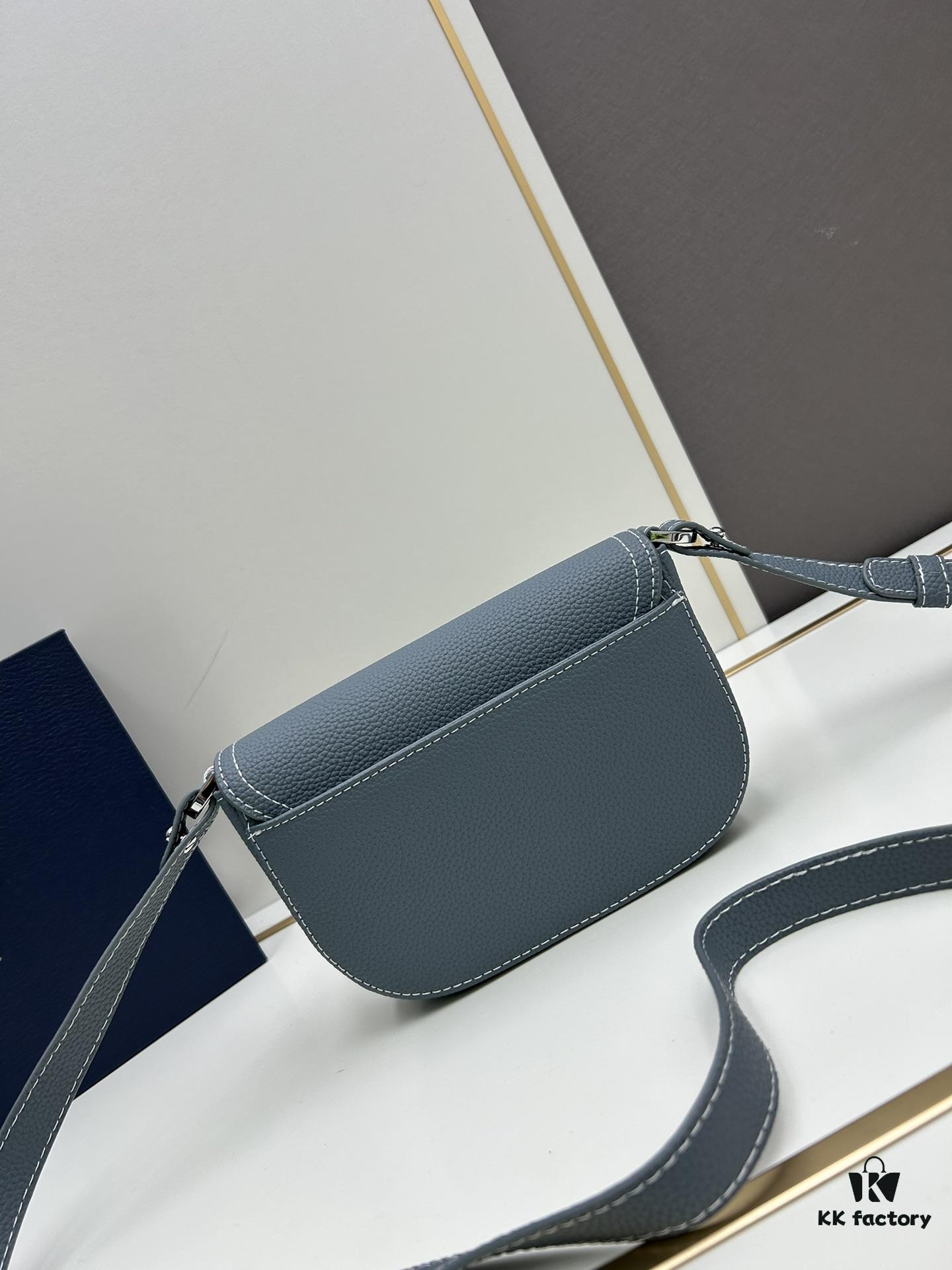 Dior Saddle Clutch with Shoulder Strap, Original Fabric Combined with Leather