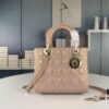 Large Lady Dior Handbag with Silk Scarf