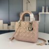Large Lady Dior Handbag with Silk Scarf