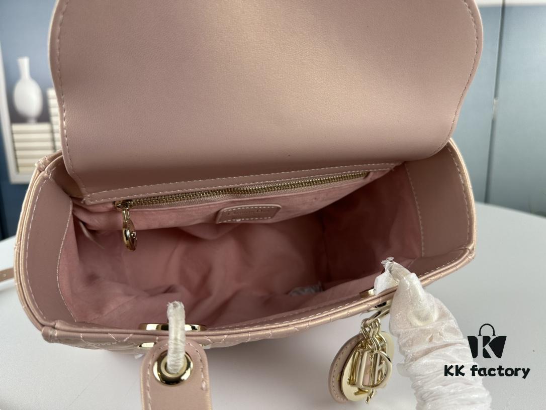 Large Lady Dior Handbag with Silk Scarf