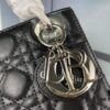 Lady Dior Small Three-Compartment Handbag with Silk Scarf