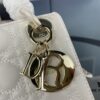 Lady Dior Small Three-Compartment Handbag with Silk Scarf