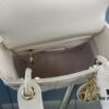 Lady Dior Small Three-Compartment Handbag with Silk Scarf