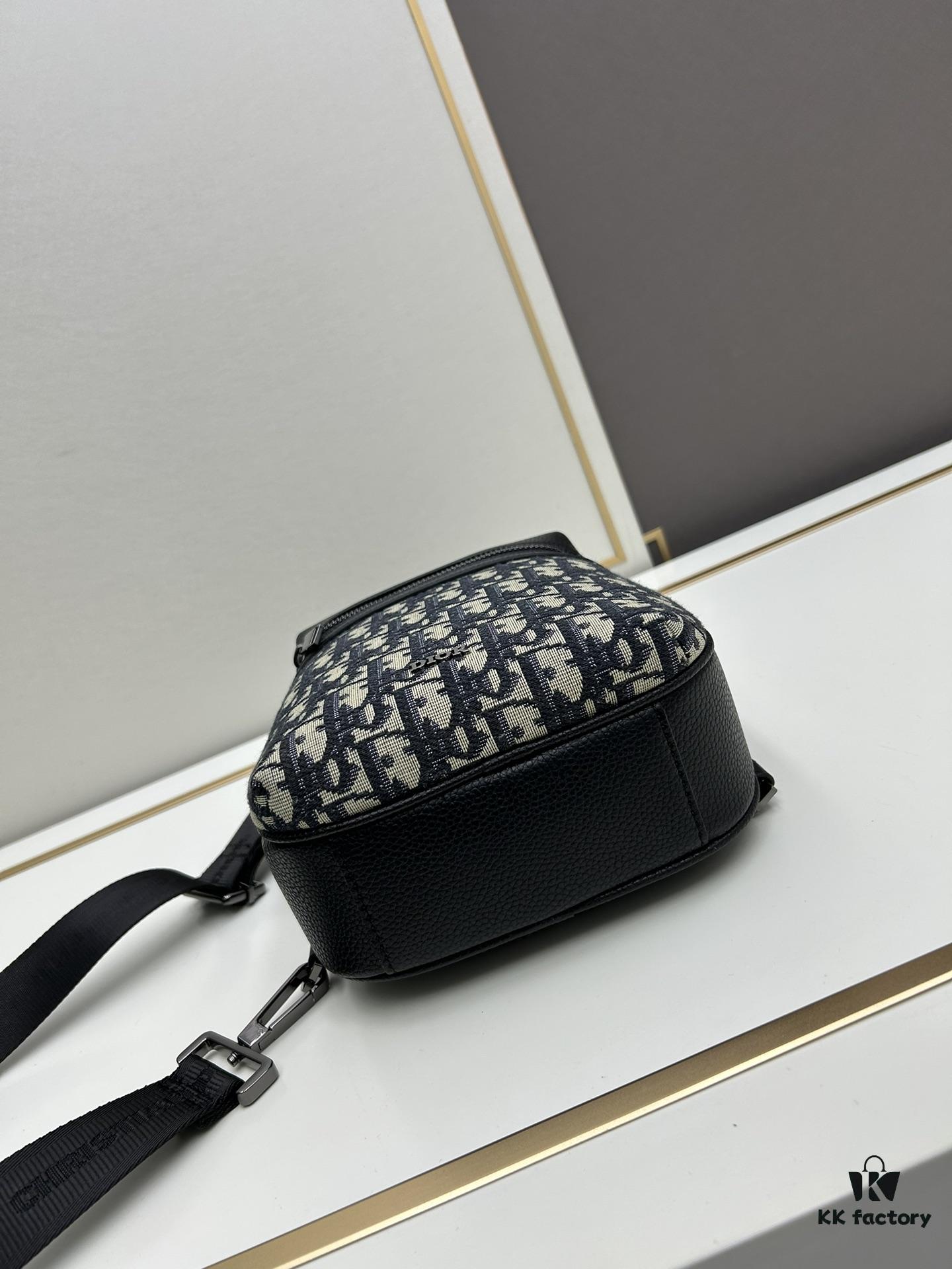 New Arrival with Box This Year's Latest Dior^_^ Oblique Print Crossbody Bag