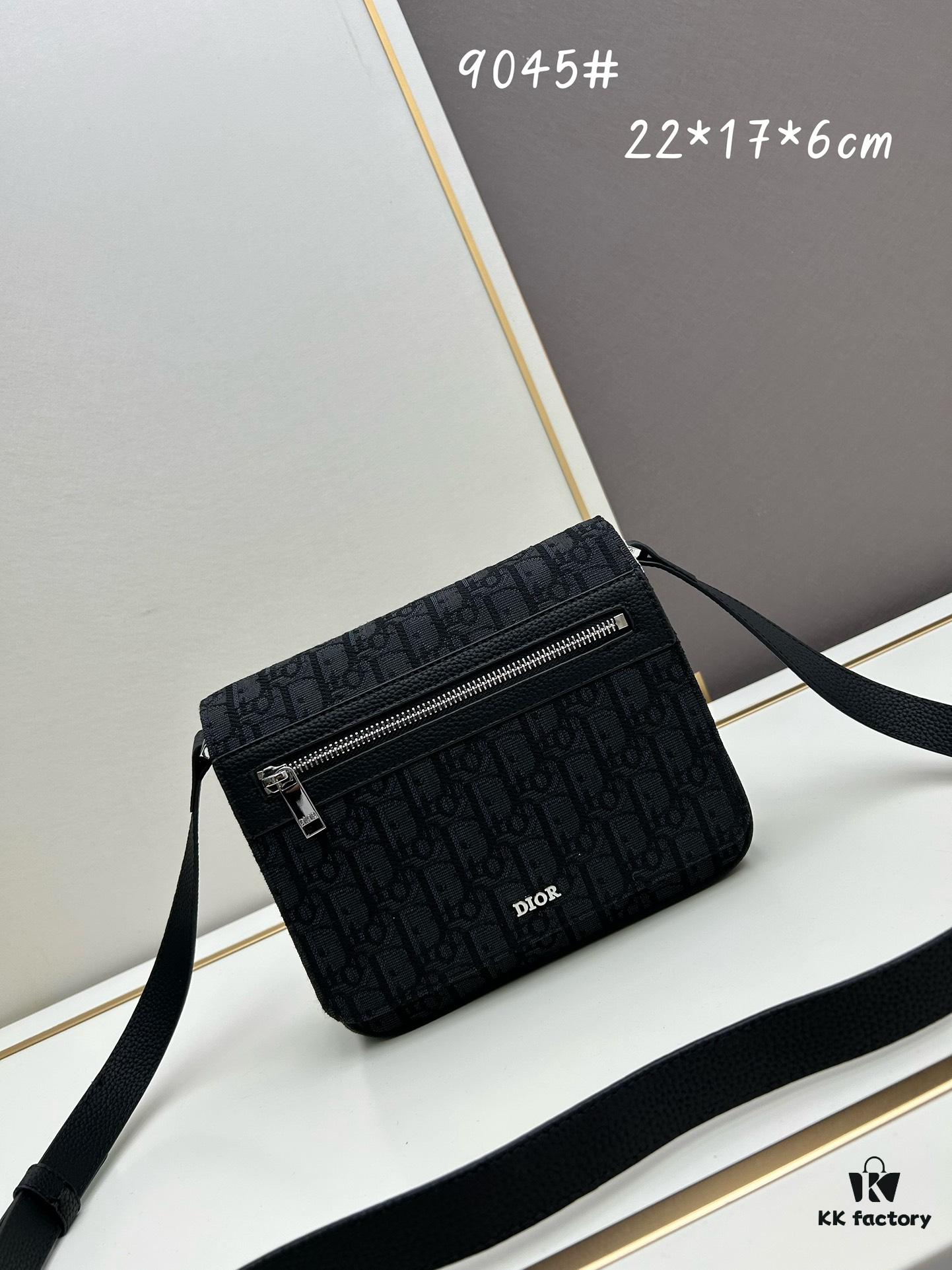 Dior Messenger Bag for Men, Model 9045, Box Size 22x17x6 cm