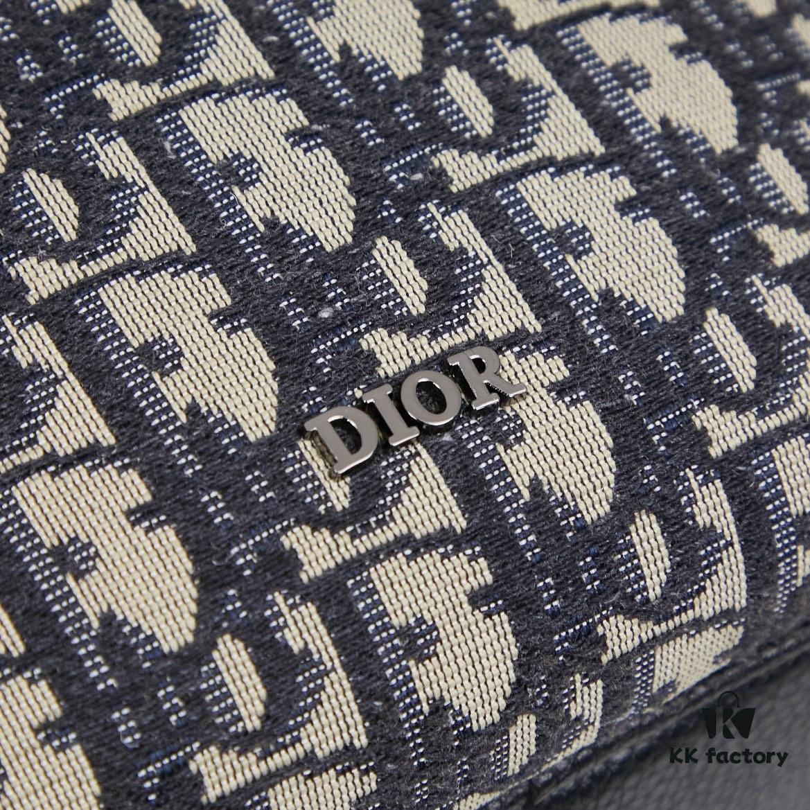 New Arrival with Box This Year's Latest Dior^_^ [Rising][Rising][Rising] The newest crossbody bag design of the season, inspired by the Rider handbag, compact and practical. Crafted with iconic beige and black Oblique pattern, front zip pocket features a 'DIOR' signature logo.