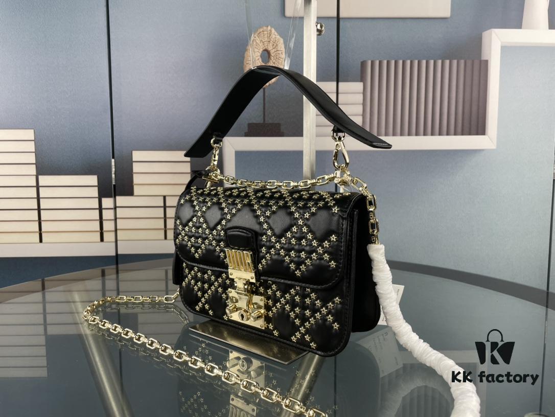 ✨【Premium Gift Box Included】Dior Lady Dior Love Christian Dior 👉 Qixi Limited Edition 💗 (Christian Dior, CD) New Store-Release Diorama Chain Bag, In-Store Hit