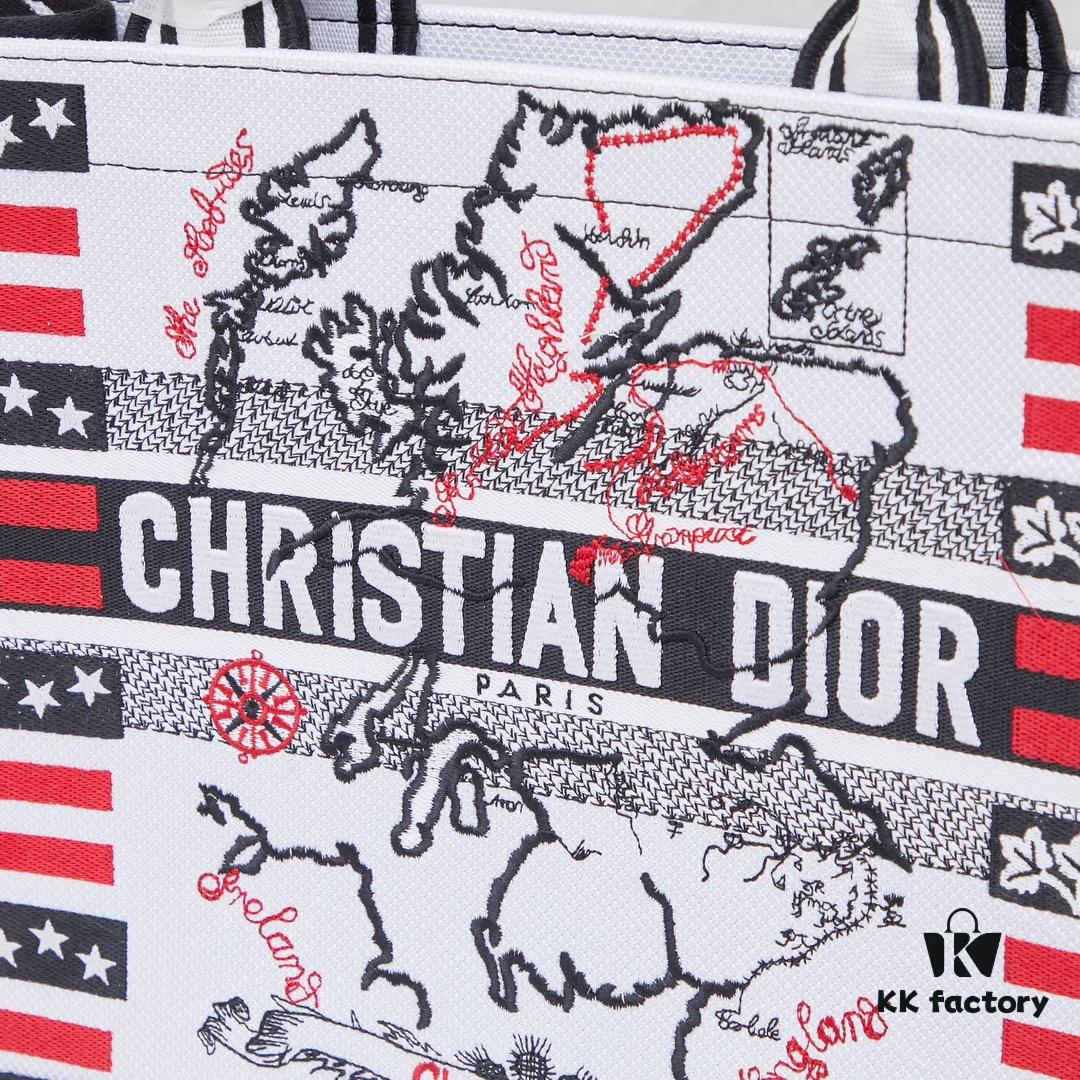 Original Order Embroidered Medium Di0r Book Tote