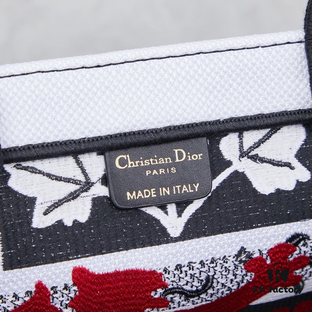 Original Order Embroidered Medium Di0r Book Tote