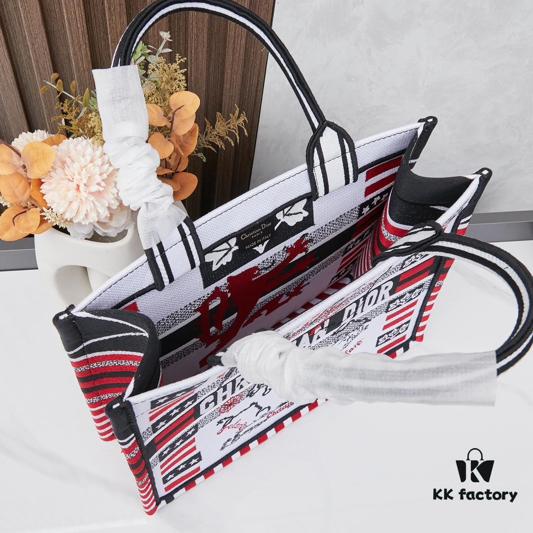 Original Order Embroidered Medium Di0r Book Tote