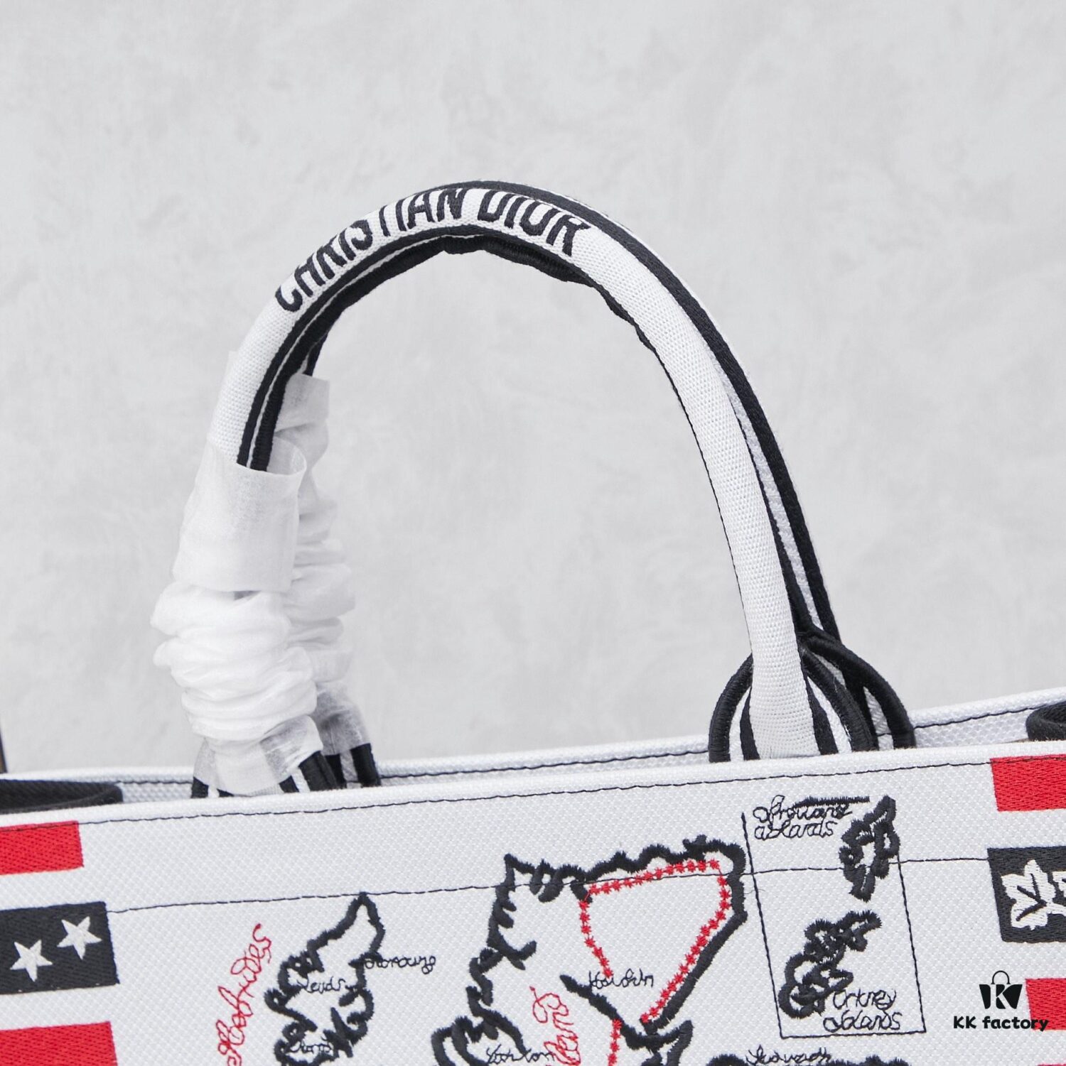 Embroidered Large [Di0r Book Tote]