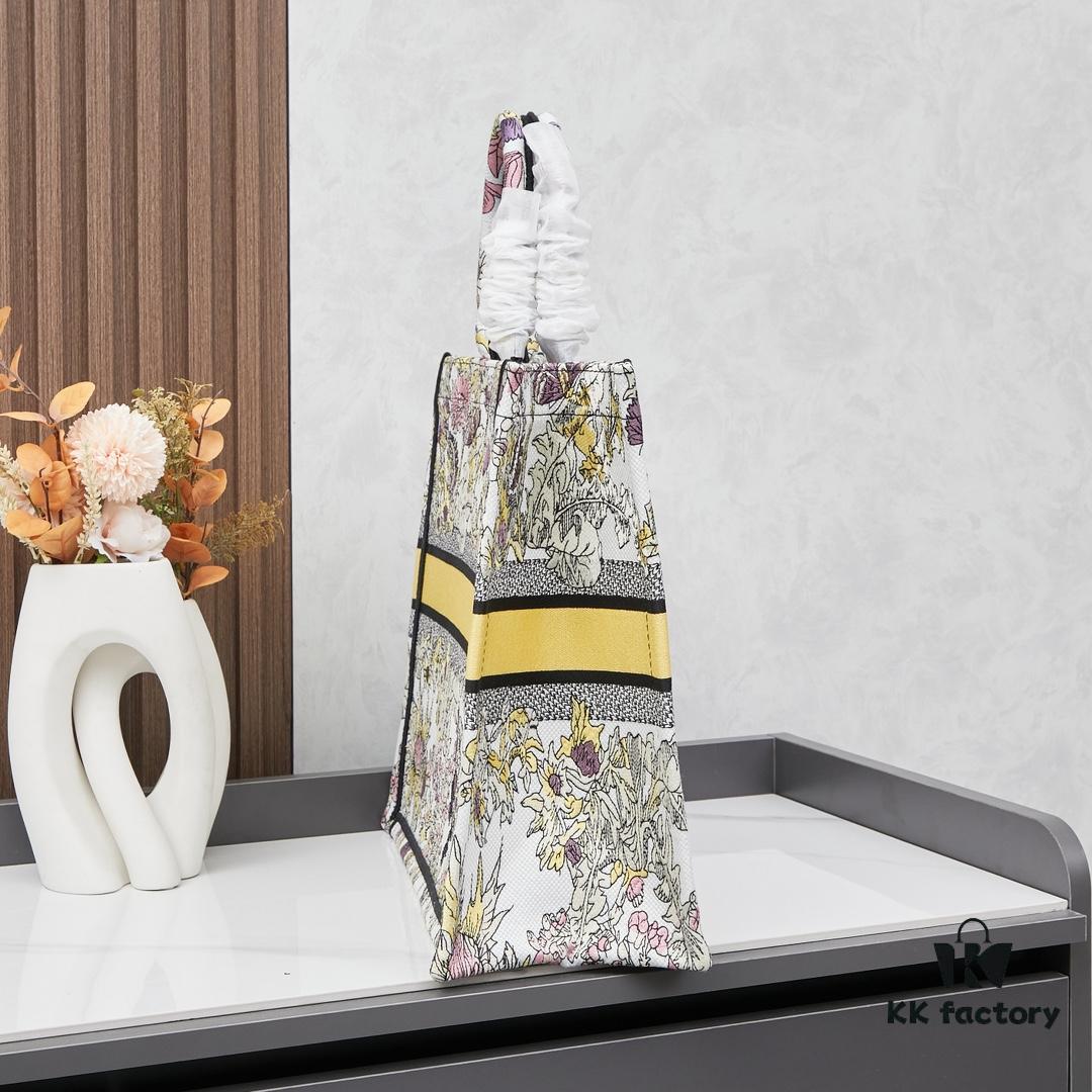 Embroidered Large [Di0r Book Tote]