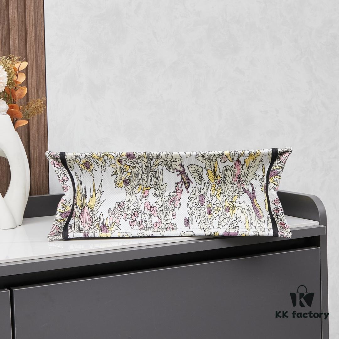 Embroidered Large [Di0r Book Tote]