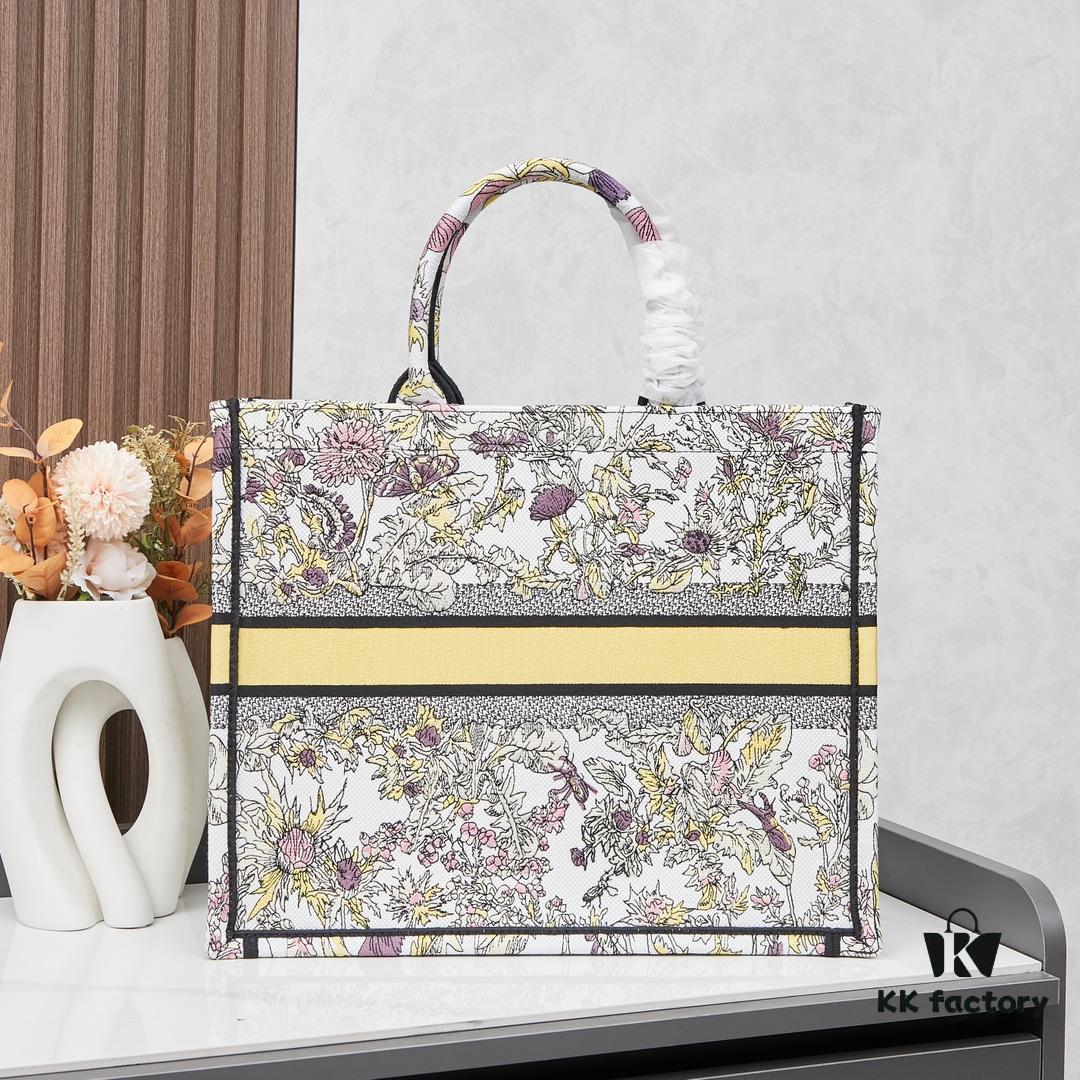 Embroidered Large [Di0r Book Tote]