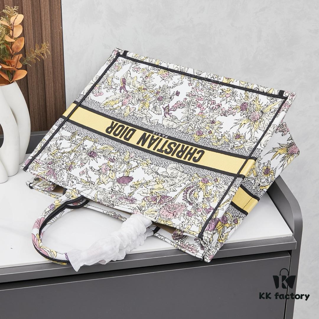 Embroidered Large [Di0r Book Tote]