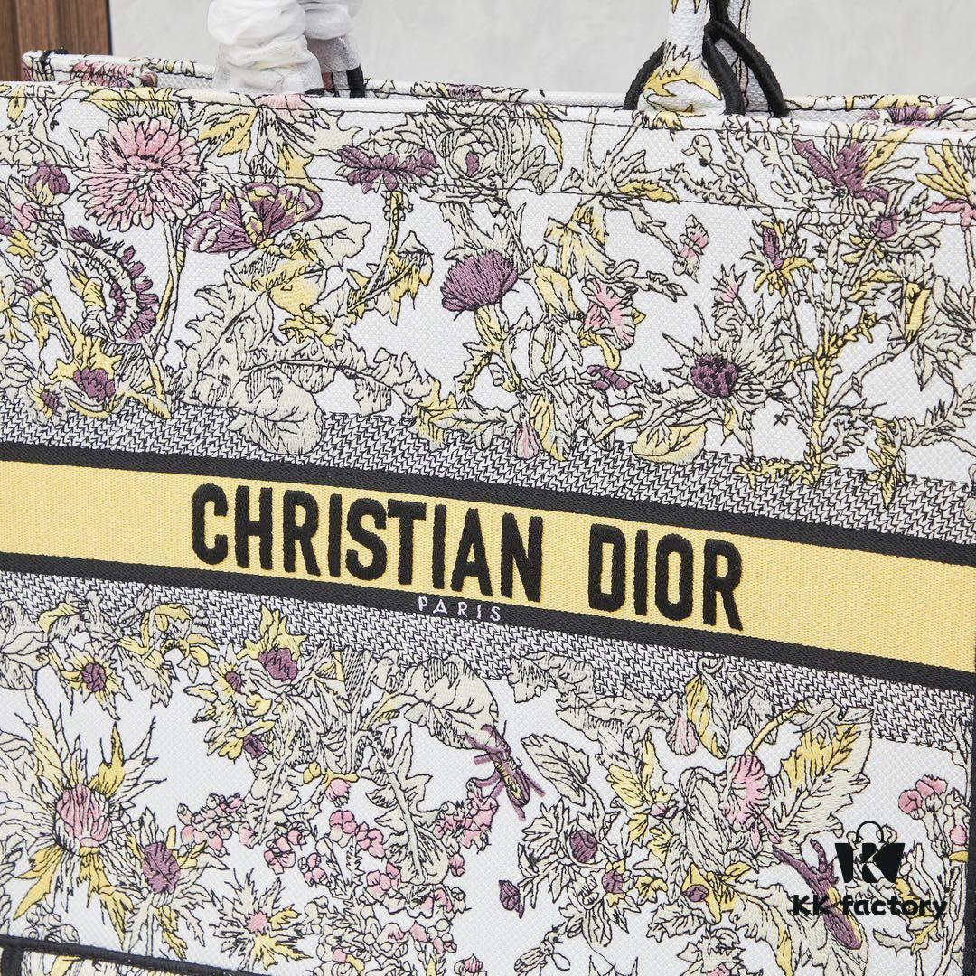 Embroidered Large [Di0r Book Tote]