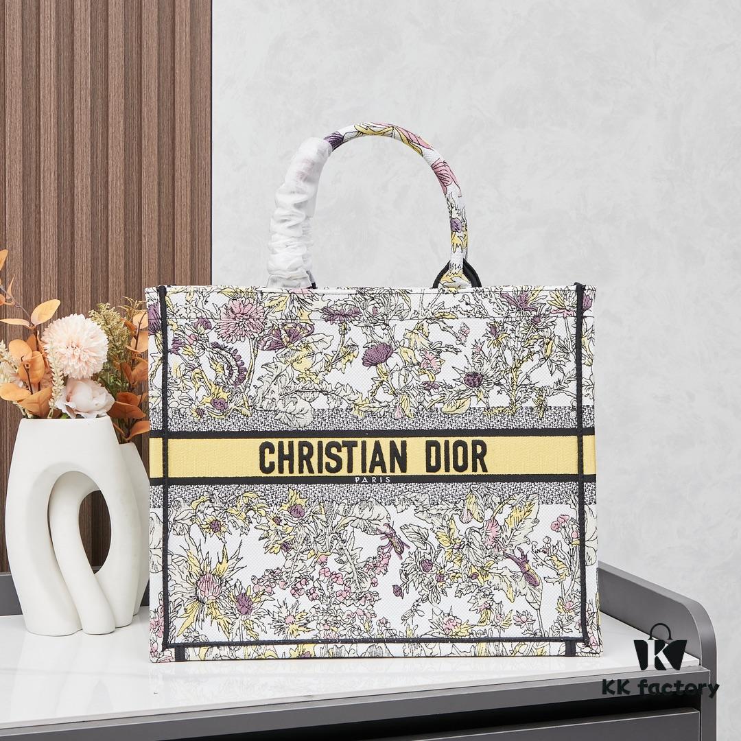 Embroidered Large [Di0r Book Tote]