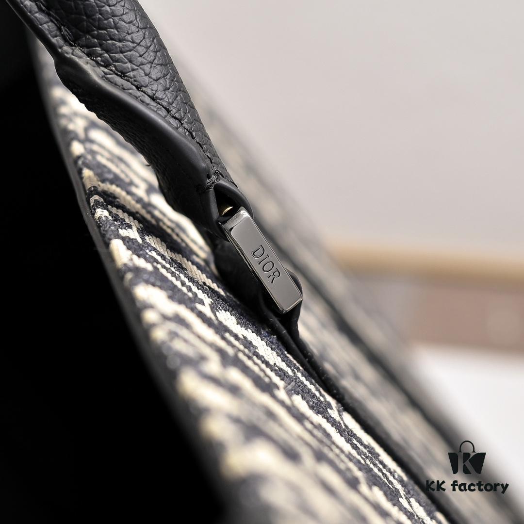 Luxury Original Oblique Fabric East-West Handbag