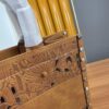 Large and Medium Size | Handcrafted Leather Carved Artistic Dior Spring Collection Tote Shoulder Bag
