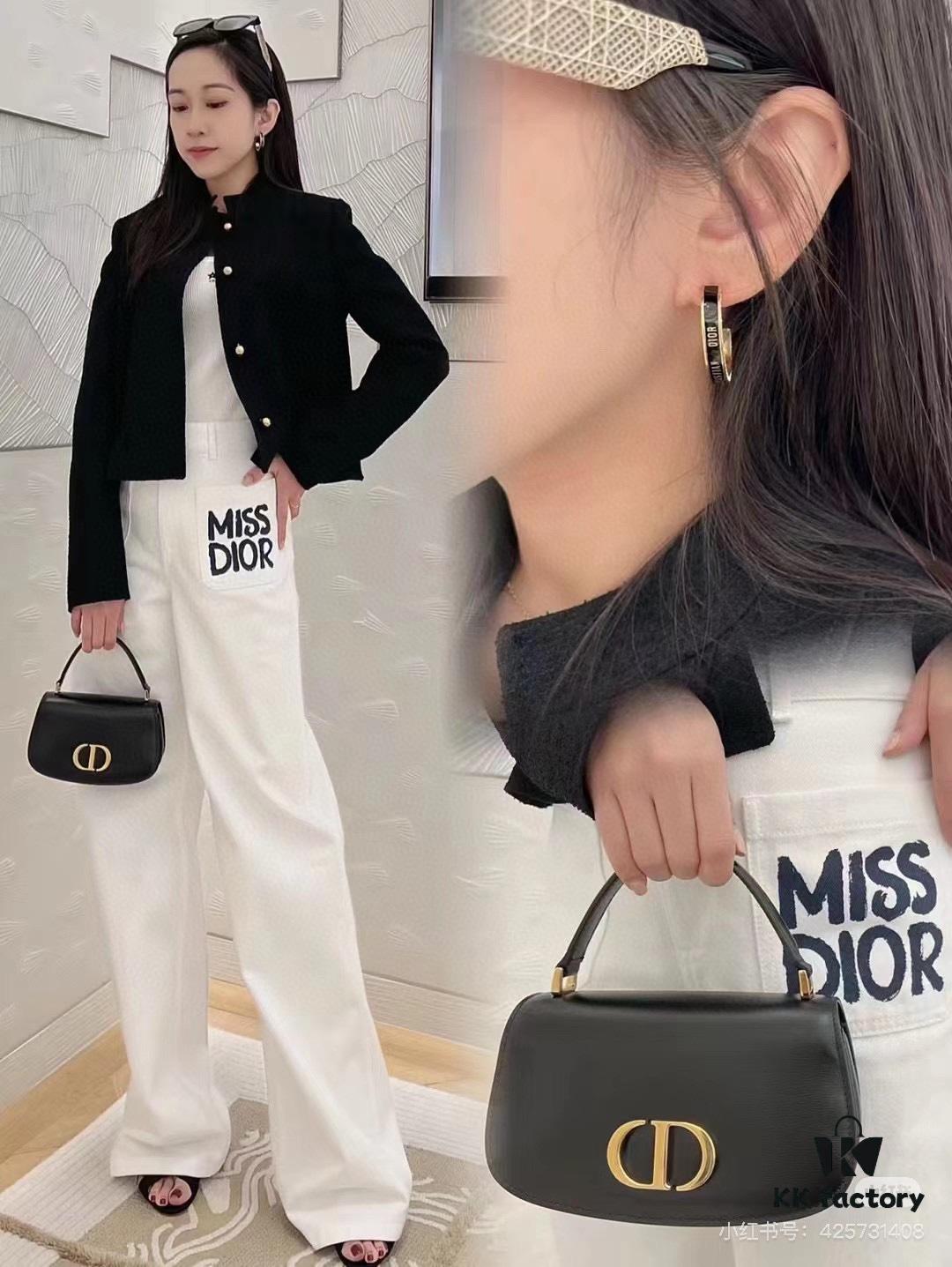 30 Montaigne Avenue Top Handle Bag (With Box) - Medium Size