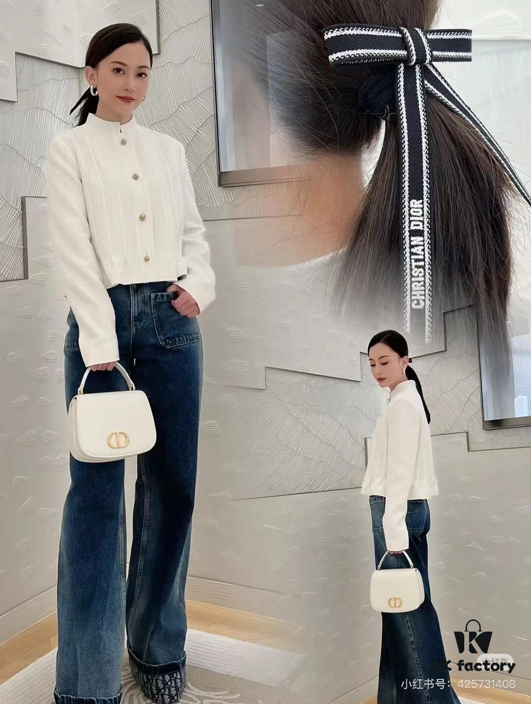 30 Montaigne Avenue Top Handle Bag (With Box) - Medium Size