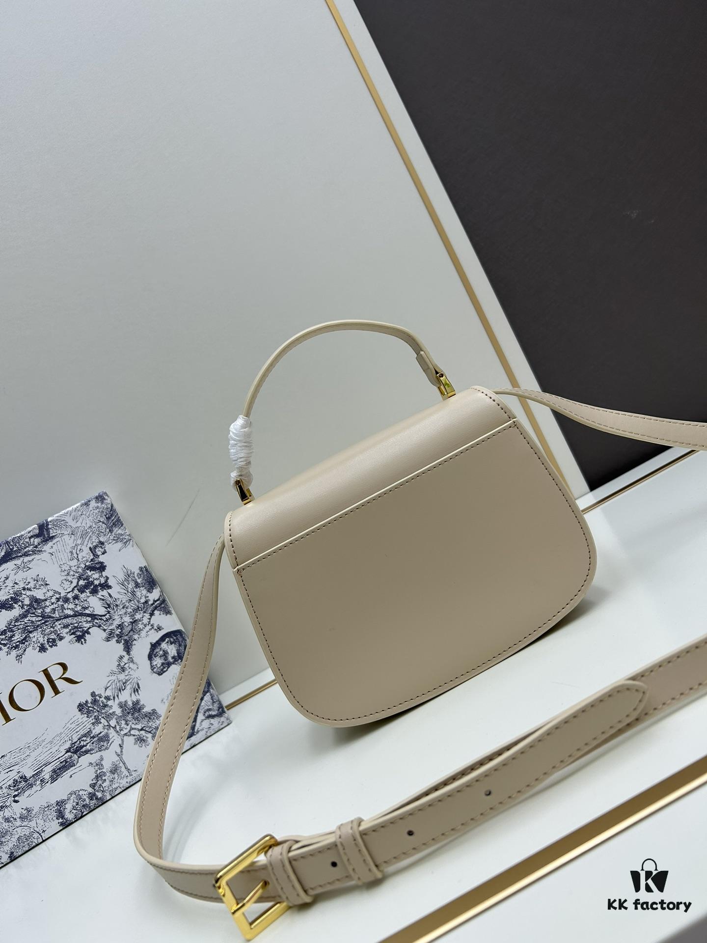 30 Montaigne Avenue Top Handle Bag (With Box) – Black Calfskin, Medium Size