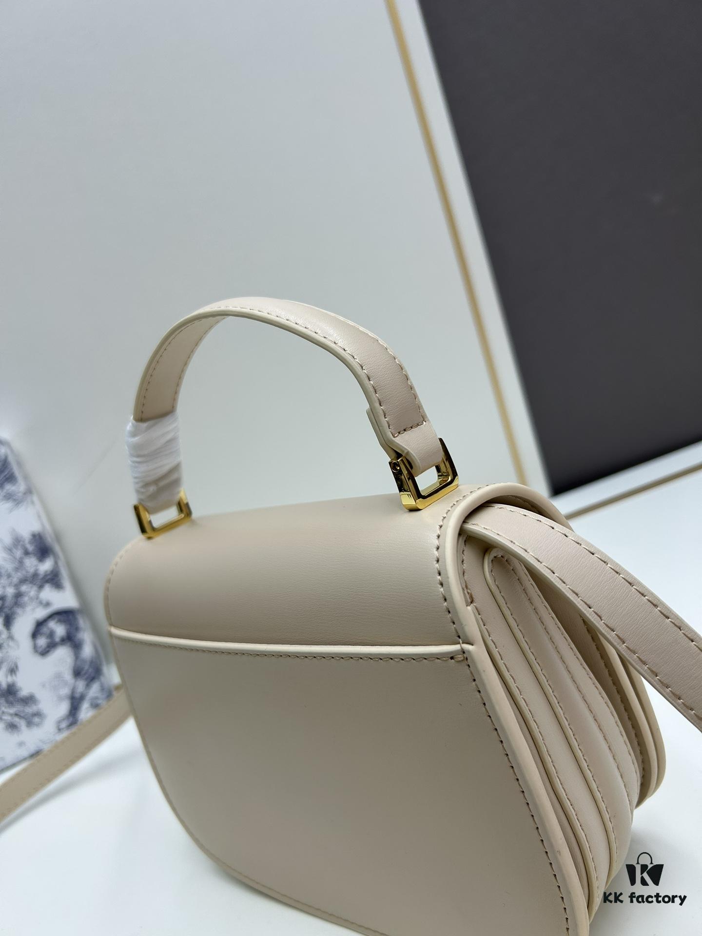 30 Montaigne Avenue Top Handle Bag (With Box) – Black Calfskin, Medium Size