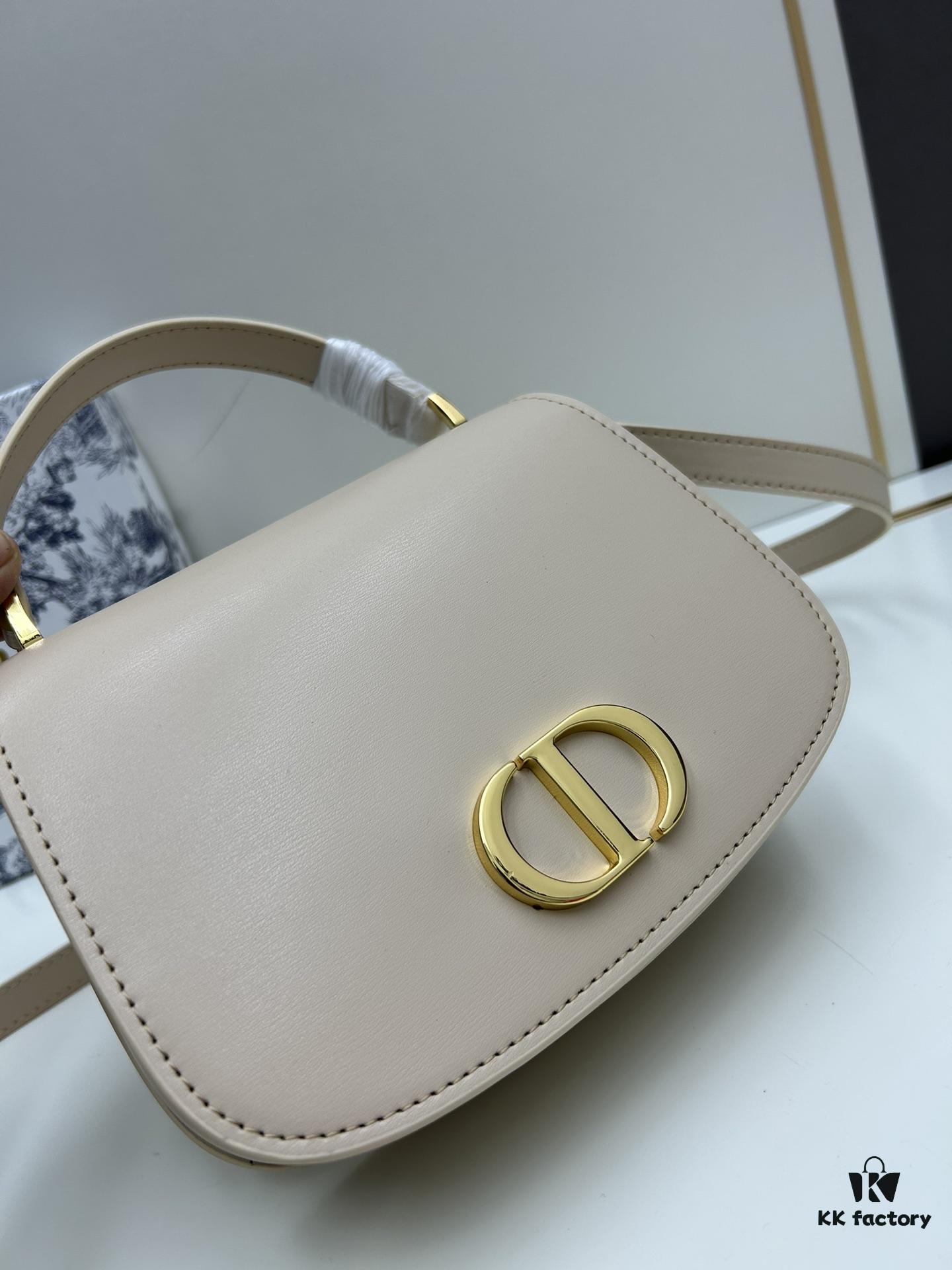 30 Montaigne Avenue Top Handle Bag (With Box) – Black Calfskin, Medium Size