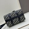 Dior Groove 25 Handbag in Blue Oblique Print Canvas