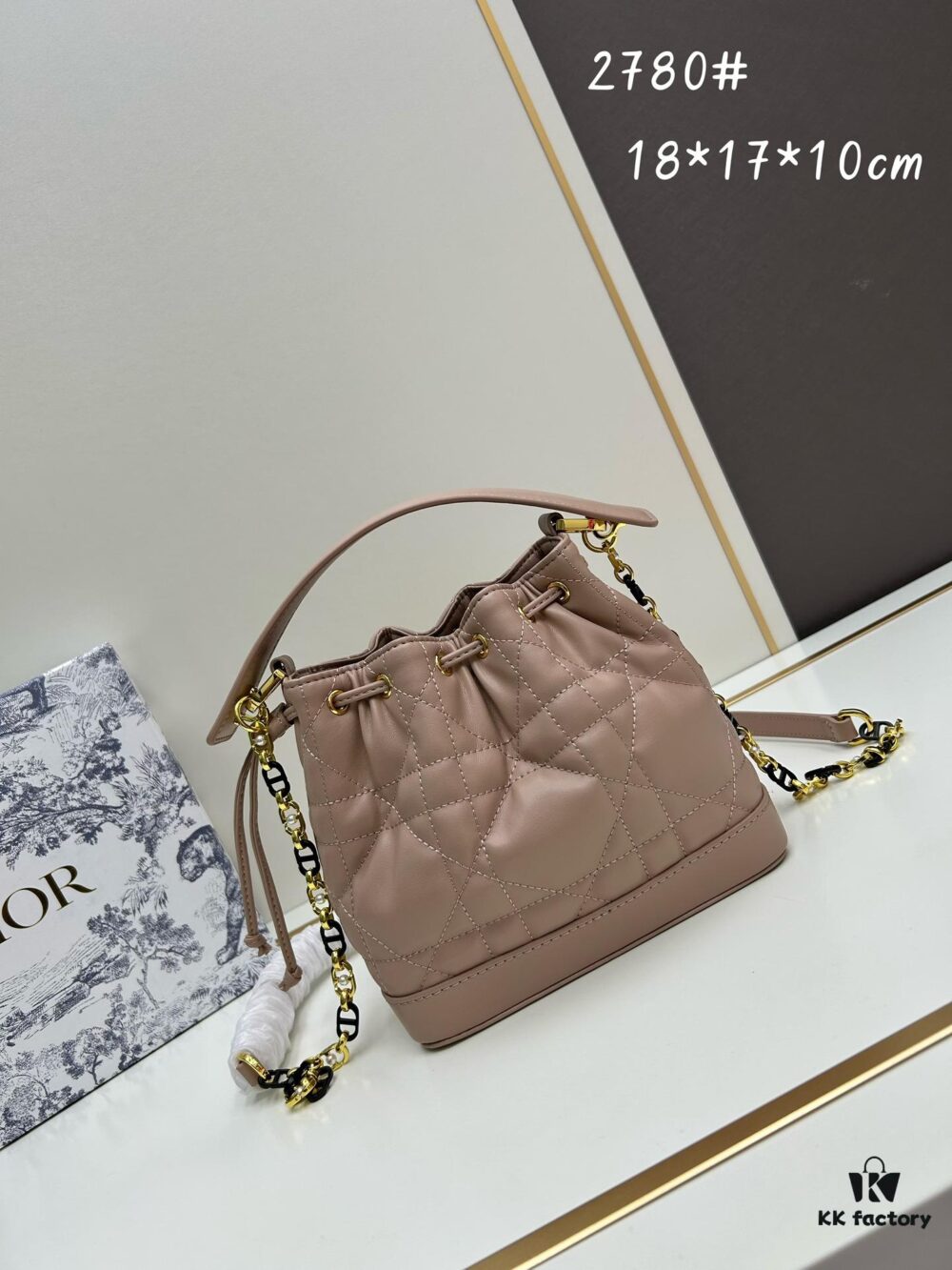 Dior 24 New Arrival Jolie Bucket Bag with Box