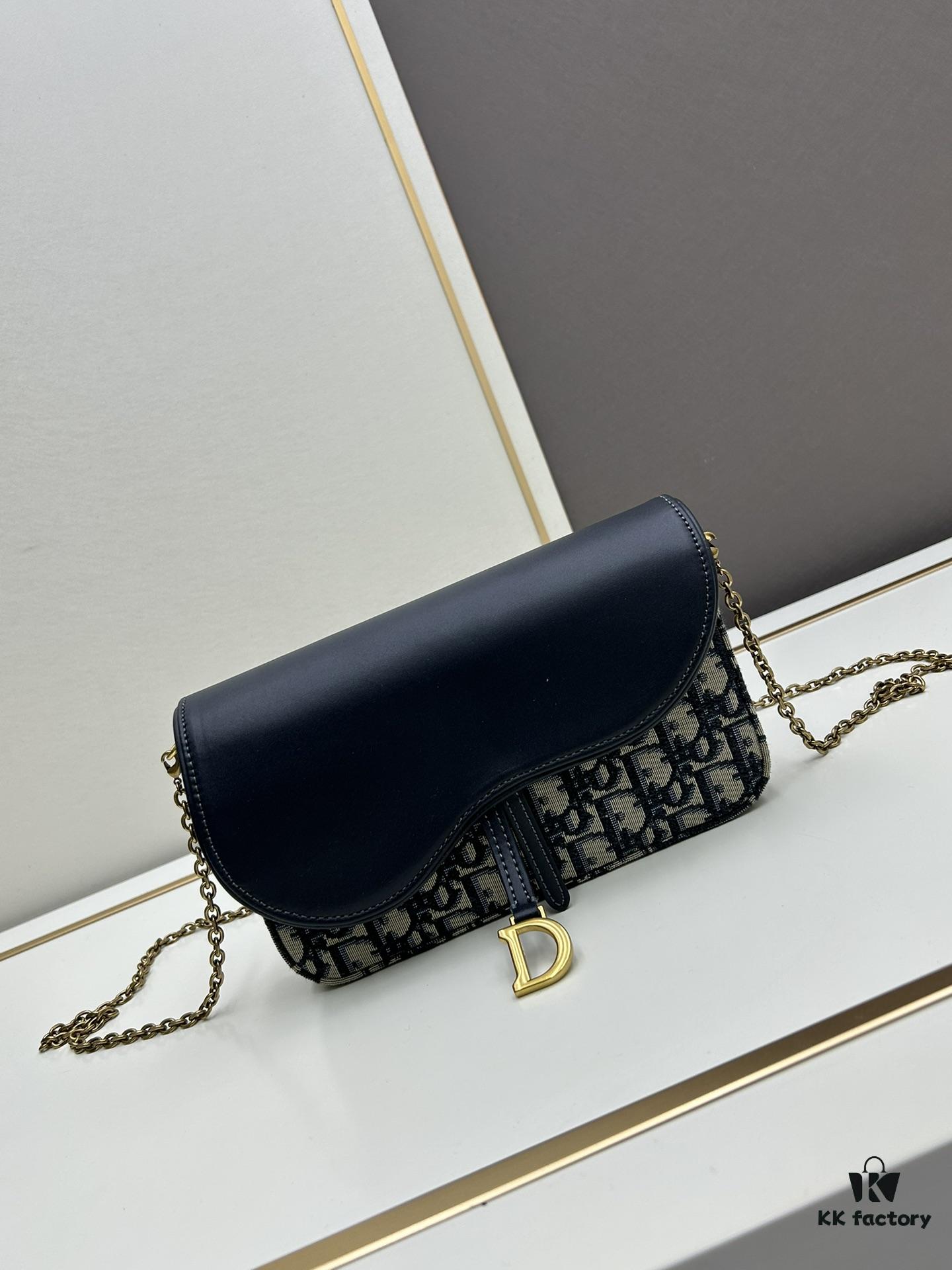 Dior Saddle Bag with Box Shoulder Chain Bag