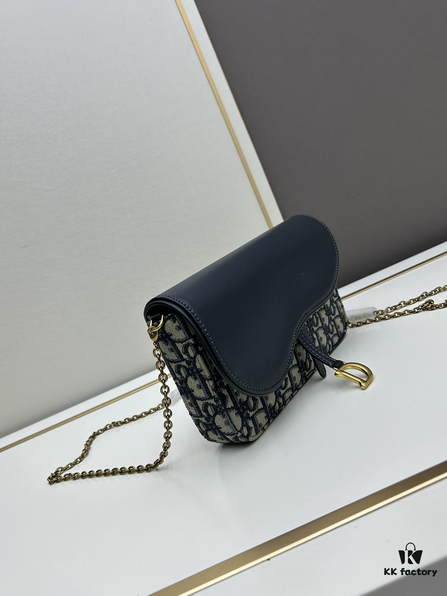 Dior Saddle Bag with Box Shoulder Chain Bag