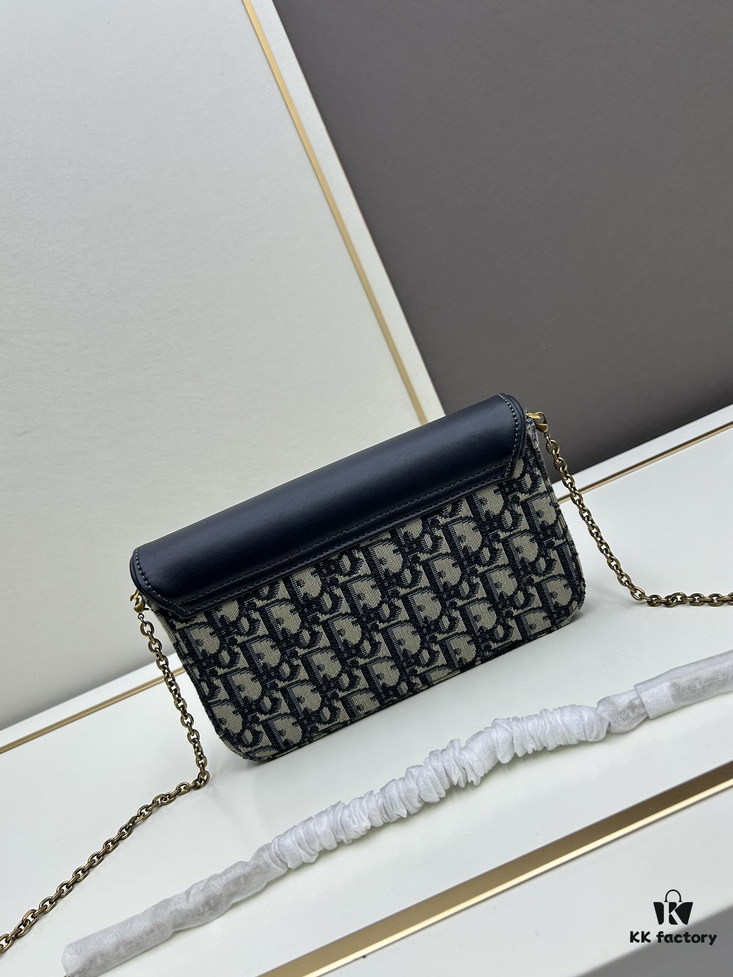 Dior Saddle Bag with Box Shoulder Chain Bag