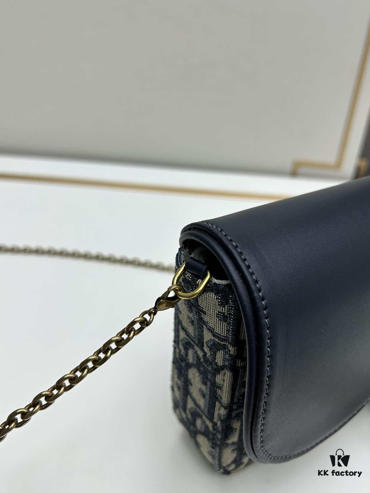 Dior Saddle Bag with Box Shoulder Chain Bag