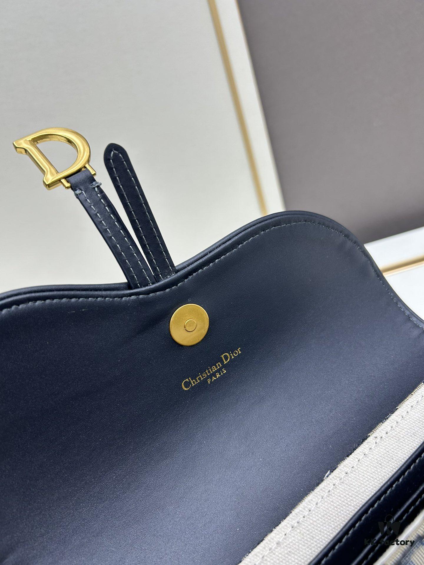 Dior Saddle Bag with Box Shoulder Chain Bag