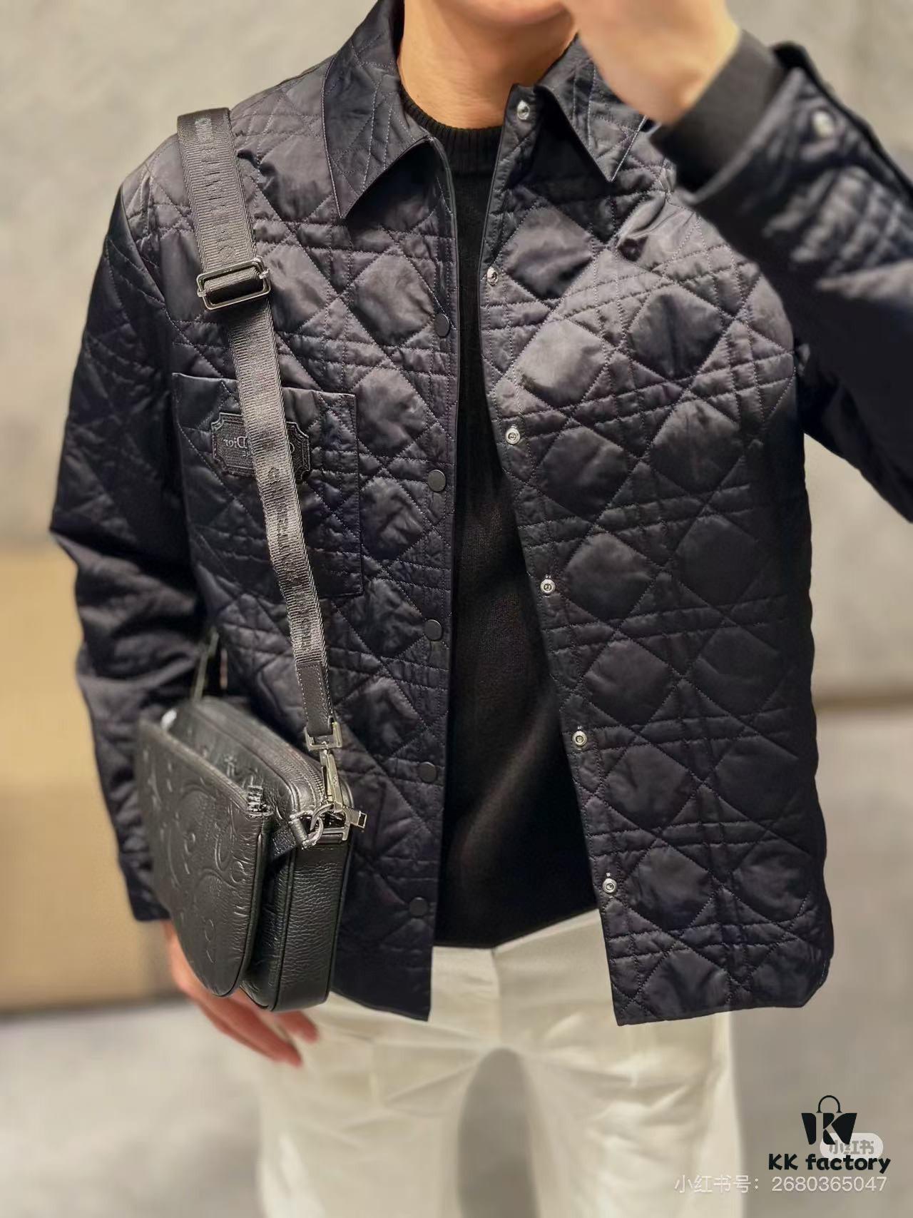 Saddle Three-Piece Bag Set in Black Oblique Embossed Fabric