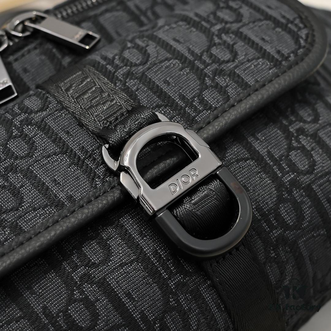 Top Original Dior Waist Bag – New Spring 2025 Collection in Beige and Black Oblique Print