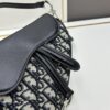 Small Size with Blue, Comes with Box Dior New Silver Buckle SADDLE Bag