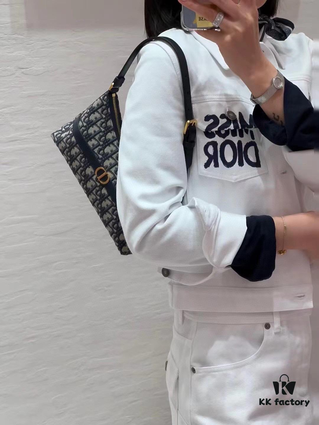 New Dior Miss Caro Mini Shoulder Bag, Monogram 'Clutch' Style