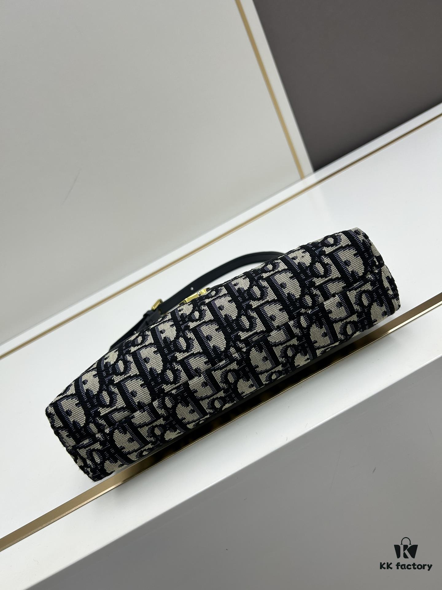 New DIOR Miss Caro Mini Shoulder Jiaozi Bag with Vintage Monogram