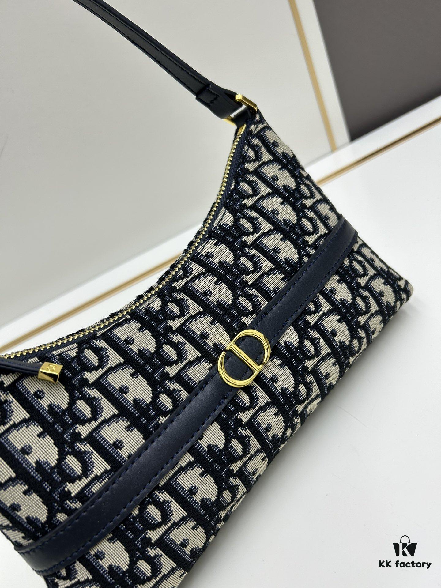 New DIOR Miss Caro Mini Shoulder Jiaozi Bag with Vintage Monogram