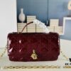 Lacquered Lady Dior Pearl Clutch Bag with Box
