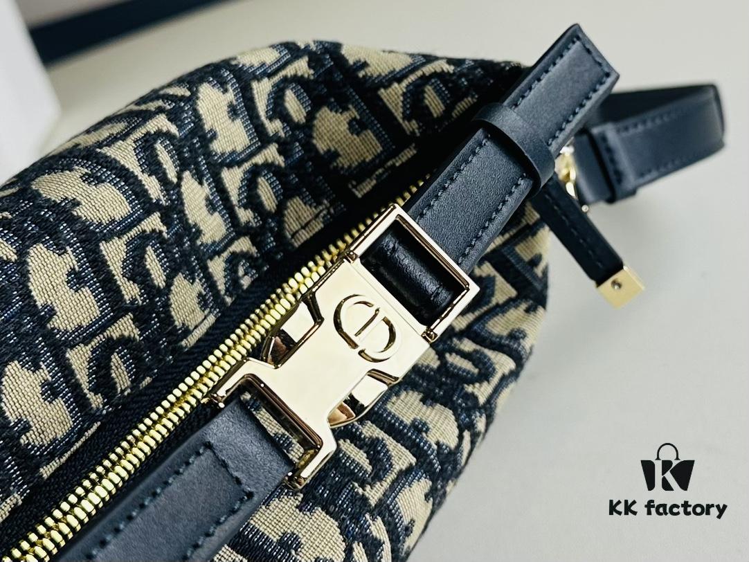 2024 Summer Dior New Arrival Oblique Vintage-Style Lunchbox Bag