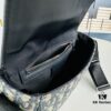 Dior Oblique Print Men's Messenger Bag with Box