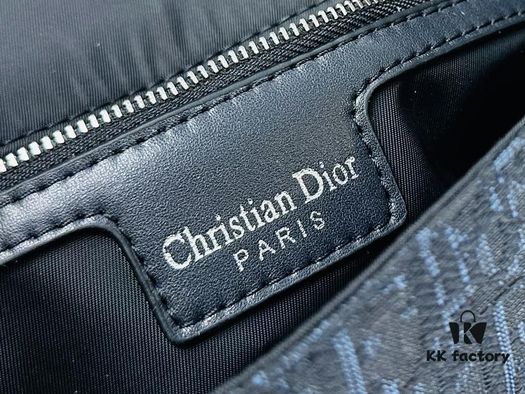 Dior Oblique Print Messenger Bag for Men