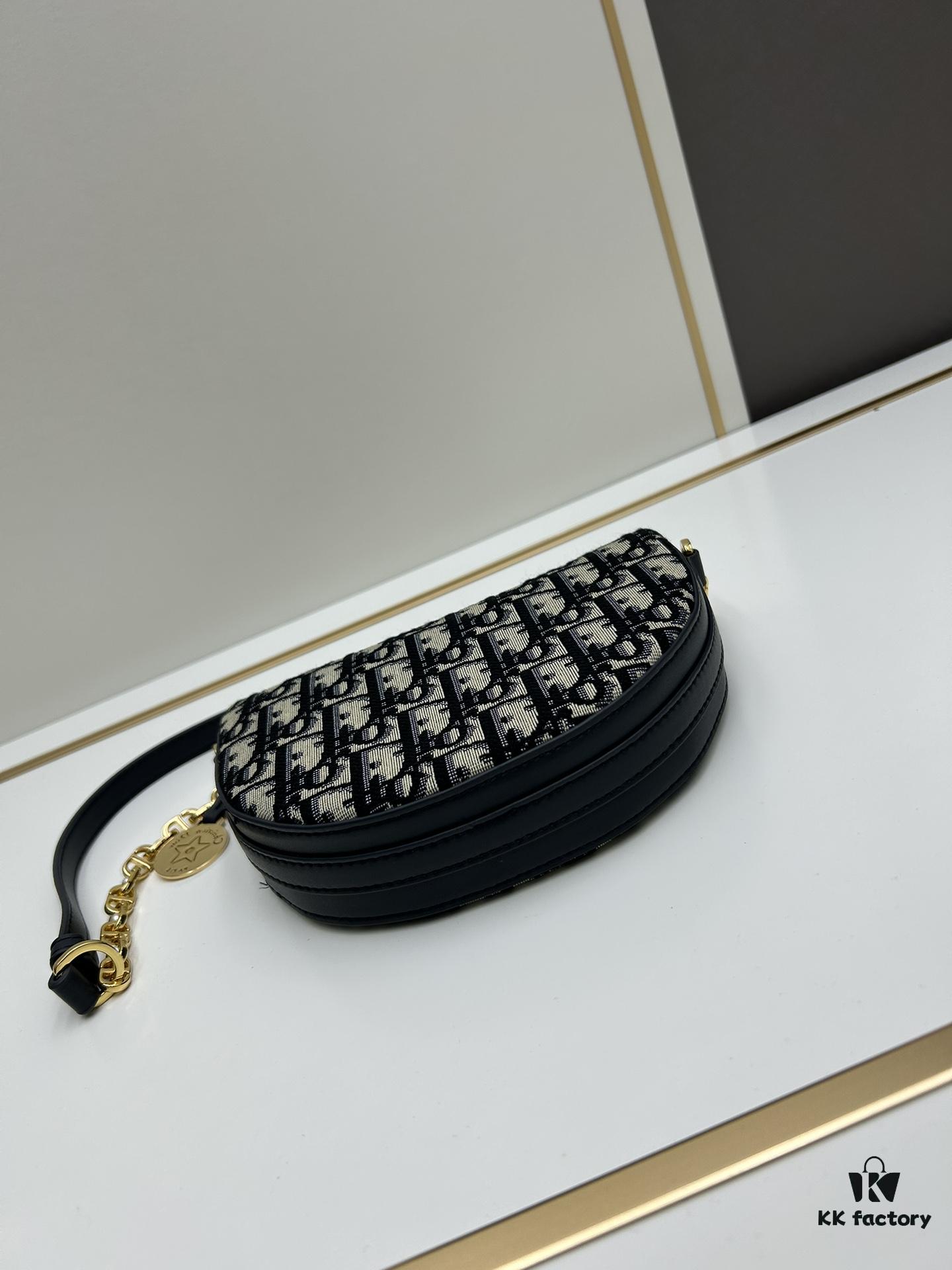 Callisto Chain Handbag in Blue Oblique Print