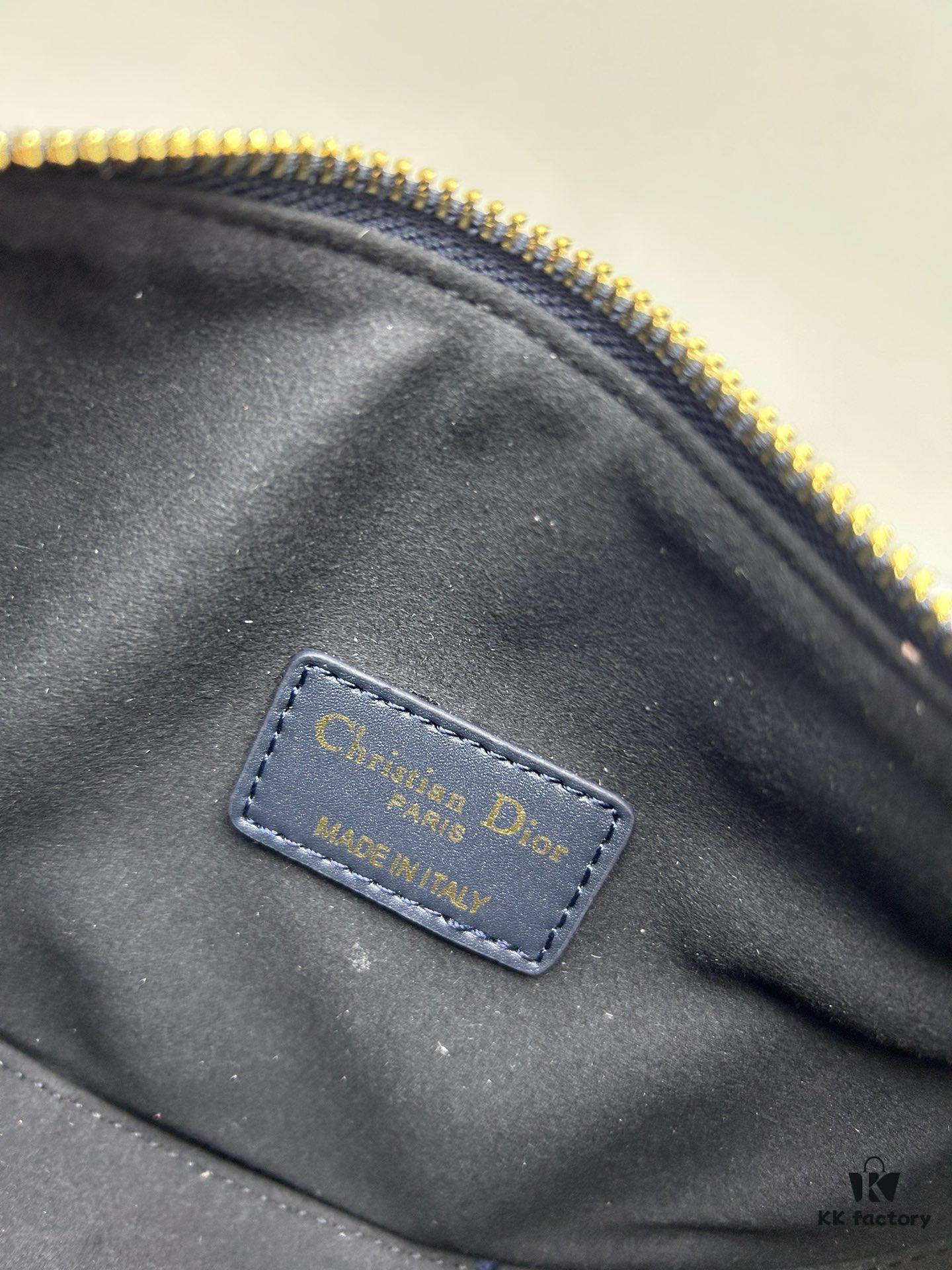 Callisto Chain Handbag in Blue Oblique Print