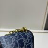 Large 30 Montaigne East-West Chain Bag in Denim Dior Oblique Jacquard