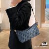 Diorstar Hobo Chain Bag in Blue Denim Dior Oblique Jacquard