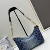 Diorstar Hobo Chain Bag in Blue Denim Dior Oblique Jacquard